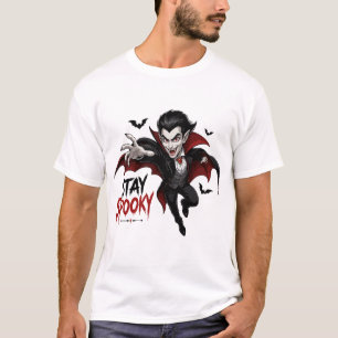 Spooky Vampire Cartoon T-Shirt