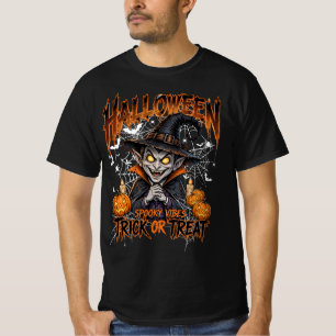 Spooky Vampire Halloween T-Shirt Trick
