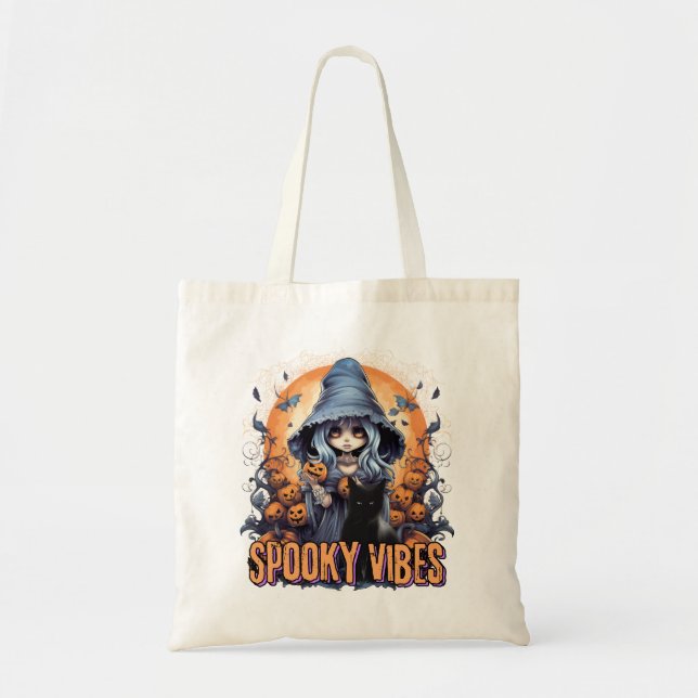 Spooky Vibes 03 Tote Bag (Front)