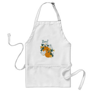 Spooky Vibes - Ghosts and Pumpkins Standard Apron
