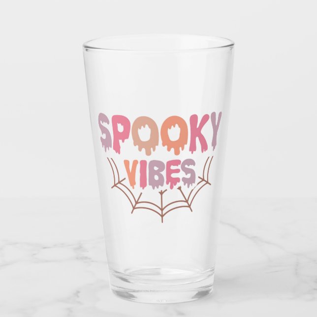 Spooky Vibes Glass (Front)