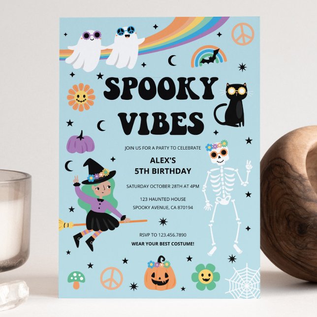 Spooky Vibes Halloween Invitation (Creator Uploaded)