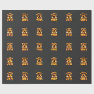 Spooky Vibes Halloween Pumpkin Witch Design_1 Wrapping Paper