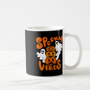 Spooky Vibes Happy Halloween Pumpkin Boo Costumes Coffee Mug