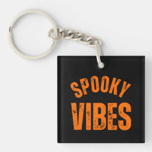 SPOOKY VIBES KEY RING