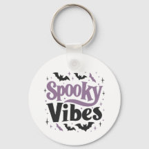Spooky Vibes Keychain – Kawaii Halloween