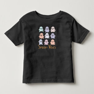 Spooky Vibes Kids Halloween Toddler T-Shirt