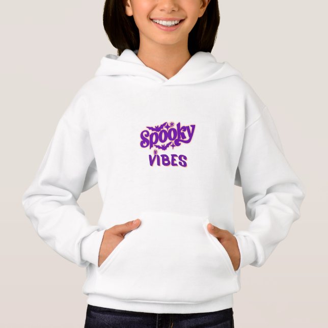 Spooky Vibes – Minimal Halloween Quote (Front)
