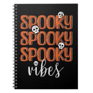 Spooky vibes notebook