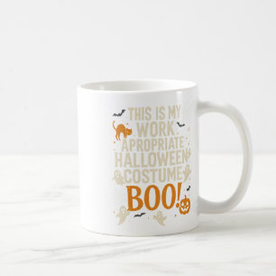 Spooky Vibes Retro Ghost Coquette Bow Halloween Wo Coffee Mug