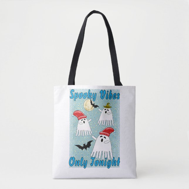 spooky vibes tote bag (Front)