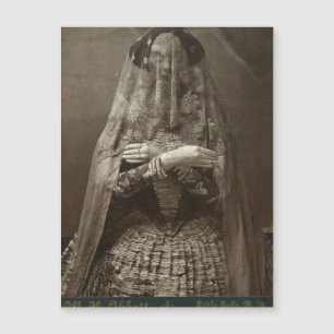 Spooky Victorian Photograph of Dead Woman in Dress