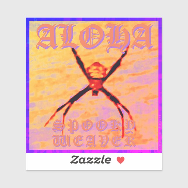 Spooky Weaver (yellow), Flexible Photo (Sheet)