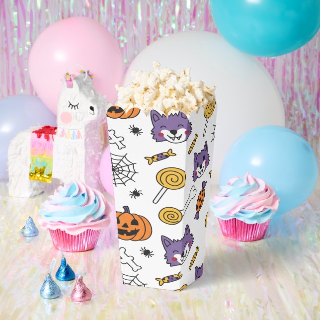 Spooky Werewolf Halloween Vibes Favour Box (Party)