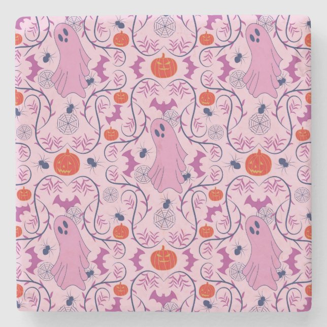 Spooky Whimsy Stone Coaster (Front)