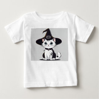 Spooky Whiskers: Magical Kitty Edition Baby T-Shirt