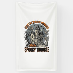 Spooky Winged Monkeys Haunted Halloween Shirt_1 Banner