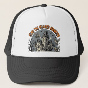 Spooky Winged Monkeys Haunted Halloween Shirt_1 Trucker Hat