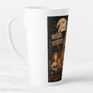 Spooky Witch Capybara Halloween Latte Mug