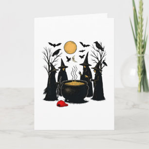 Spooky Witch Halloween Anti Trump Feminist Women R Card