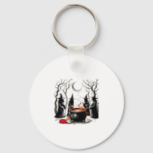 Spooky Witch Halloween Anti-trump Feminist Women R Key Ring
