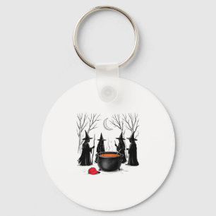 Spooky Witch Halloween Anti Trump Feminist Women R Key Ring