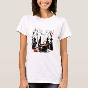 Spooky Witch Halloween Anti-trump Feminist Women R T-Shirt