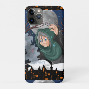 Spooky Witch & Haunted House Halloween🌙 iPhone 11 Pro Case