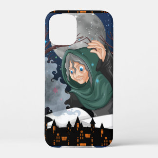 Spooky Witch & Haunted House Halloween🌙 iPhone 12 Mini Case