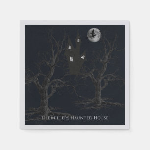 Spooky Witches Forest Napkin
