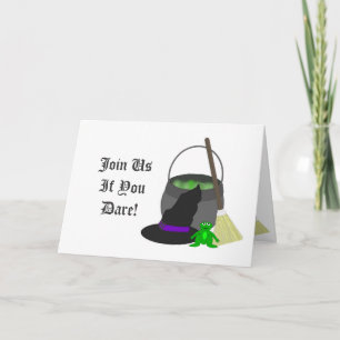 Spooky Witchs Brew Holiday Card