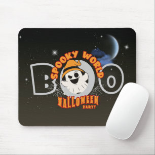 Spooky World Halloween Party Mouse Pad