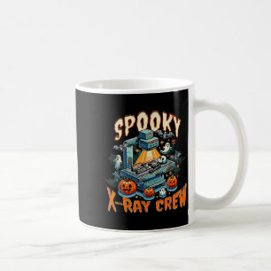 Spooky X-ray Crew Skeleton Ghost Halloween Coffee Mug