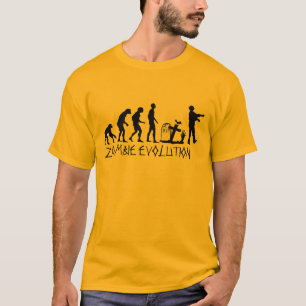 Spooky Zombie Evolution RIP Funny Halloween Zombie T-Shirt