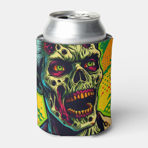 Spooky Zombie Halloween Party Can Cooler