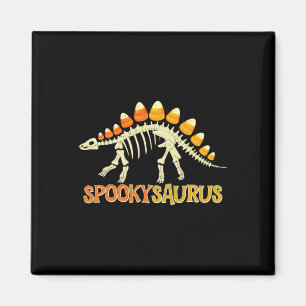 Spookysaurus Candy Corn Dinosaur Skeleton Happy Ha Magnet