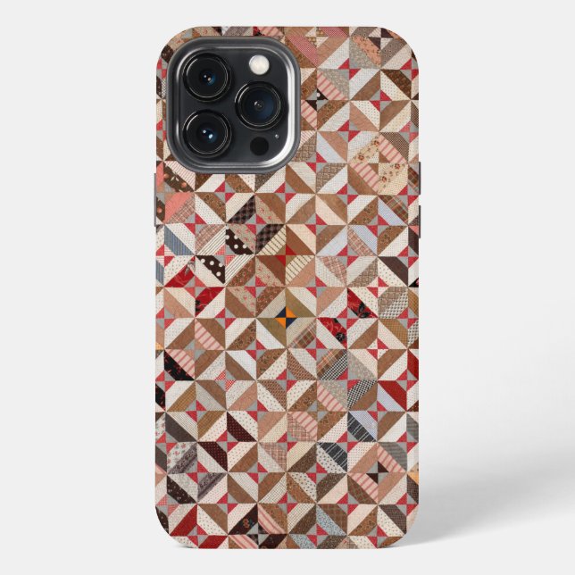 Spool quilt iPhone case (Back)