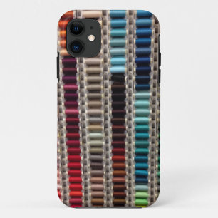 Spools of Sewing Thread Quilter Seamstress Case