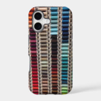 Spools of Sewing Thread Quilter Seamstress Case