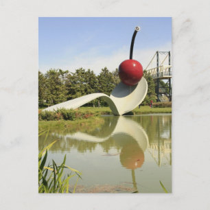 Spoon and Cherry Postcard