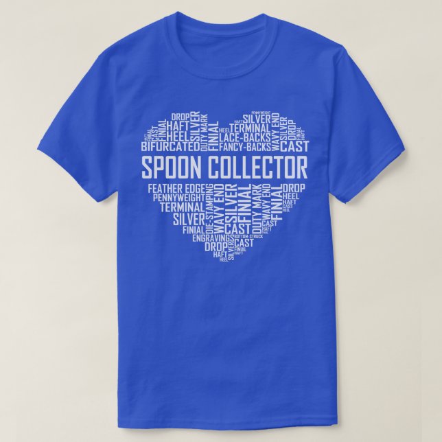 Spoon Collector Heart T-Shirt (Design Front)