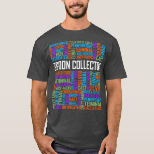 Spoon Collector Words T-Shirt