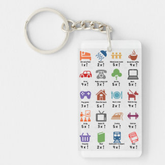 Spoon counter keyring