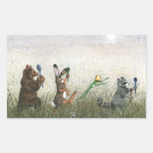 Spoon! Rectangular Sticker