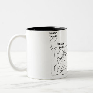 Spoon Theory Explained Two-Tone Coffee Mug
