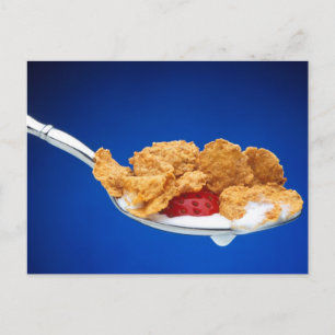 Spoonful of Cereal Postcard
