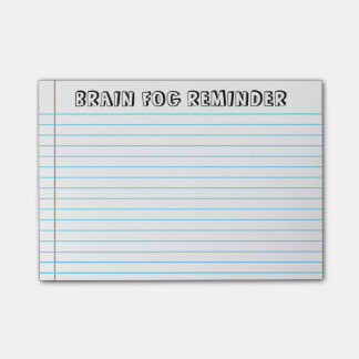 Spoonie - Brain Fog Post-It Notes-Chronic Illness Notes