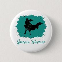 Spoonie Warrior (clear) Button