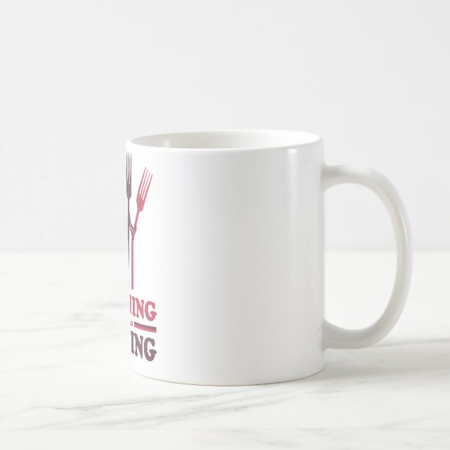 Spooning Leads to Forking Love Romance Coffee Mug (Right)