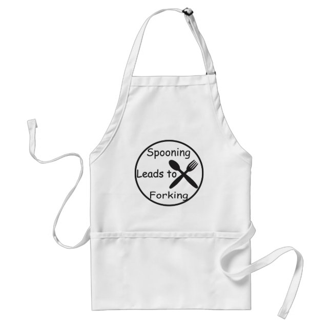 Spooning Leads to Forking Standard Apron (Front)